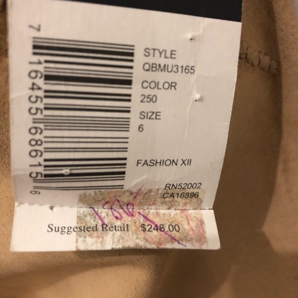 Suede Kenneth Cole Luxury Bohemian Style Pants,  6 (NWT) & 12 (NWOT) - Picture 10 of 16